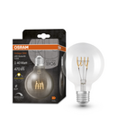 Miniatură Bec LED Ledvance (Osram)  Vintage 1906 Globe 95 40 Filament DIM 4,8 W 827 Clear E27, 470 lm, 2700 K, 320°, transparent, dimabil - imaginea 3