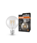 Miniatură Bec LED Ledvance (Osram)  Vintage 1906 Globe 80 40 Filament DIM 4,8 W 827 Clear E27, 470 lm, 2700 K, 320°, transparent, dimabil - imaginea 3