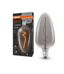 Miniatură Bec LED Ledvance (Osram)  Vintage 1906 Classic C 125 15 Filament DIM 4 W 818 Smoke E27, 140 lm, 1800 K, 300°, dimabil - imaginea 3