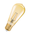 Bec LED Ledvance (Osram)  Vintage 1906 Edison 22 Filament 2,5 W 824 Gold E27, 220 lm, 2400 K, 300°, auriu LEDVANCE