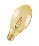 Bec LED Ledvance (Osram)  Vintage 1906 Oval 40 Filament 4 W 824 Gold E27, 470 lm, 2400 K, 300°, auriu LEDVANCE