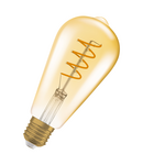Miniatură Bec LED Ledvance (Osram)  Vintage 1906 Edison 28 Filament 4 W 820 Gold E27, 300 lm, 2000 K, 300°, auriu - imaginea 3