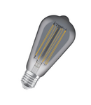 Bec LED Ledvance (Osram)  Vintage 1906 Edison 42 Filament DIM 11 W 818 Smoke E27, 500 lm, 1800 K, 320°, dimabil LEDVANCE