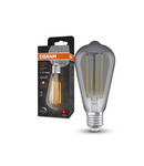 Miniatură Bec LED Ledvance (Osram)  Vintage 1906 Edison 42 Filament DIM 11 W 818 Smoke E27, 500 lm, 1800 K, 320°, dimabil - imaginea 3