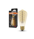 Miniatură Bec LED Ledvance (Osram)  Vintage 1906 Edison 37 Filament DIM 4,8 W 822 Gold E27, 420 lm, 2200 K, 320°, auriu, dimabil - imaginea 3