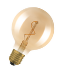 Miniatură Bec LED Ledvance (Osram)  Vintage 1906 Globe 80 Spiral Filament 1,8 W 822 Gold E27, 30 lm, 2200 K, 320°, auriu - imaginea 3