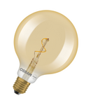 Bec LED Ledvance (Osram)  Vintage 1906 Globe 125 Spiral Filament 1,8 W 822 Gold E27, 30 lm, 2200 K, 320°, auriu LEDVANCE