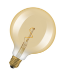 Miniatură Bec LED Ledvance (Osram)  Vintage 1906 Globe 125 Spiral Filament 1,8 W 822 Gold E27, 30 lm, 2200 K, 320°, auriu - imaginea 3