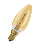 Bec LED Ledvance (Osram)  Vintage 1906 Classic B Spiral Filament 1,8 W 822 Gold E14, 30 lm, 2200 K, 320°, auriu LEDVANCE