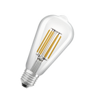 Bec LED Ledvance (Osram)  LED Classic Edison 60 Filament Energy efficiency class A S 4 W 830 Clear E27, 840 lm, 3000 K, 320°, transparent LEDVANCE