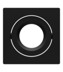 Spot LED Ledvance (Osram)  SP CBO IP65/5X RING ADJ SQUARE BK, negru LEDVANCE