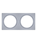 Ramă LEDVANCE SPOT FRAME 100X200 2X D68 SI, argintiu LEDVANCE