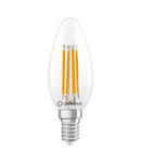 Miniatură Bec LED Ledvance (Osram)  LED Classic B 40 Filament DIM CRI97 S 4,2 W 927 Clear E14, 470 lm, 2700 K, 300°, transparent, dimabil - imaginea 3