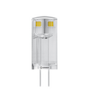 Miniatură Bec LED capsulă Ledvance (Osram)  LED PIN 10 320° V 0,9 W 827 Clear G4, 100 lm, 2700 K, transparent - imaginea 3