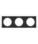 Ramă LEDVANCE SPOT FRAME 100X300 3X D68 BK, negru LEDVANCE