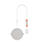 Miniatură Downlight LED LEDVANCE DL CMFT HE D250 P 36 W ML 830 OP WT, 5220 lm, 3000 K, IP44, 100°, alb - imaginea 3