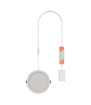 Miniatură Downlight LED LEDVANCE DL CMFT HE D200 P 25 W ML 830 OP WT, 3625 lm, 3000 K, IP44, 100°, alb - imaginea 3