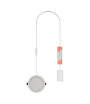 Miniatură Downlight LED LEDVANCE DL CMFT HE D150 P 15 W ML 830 OP WT, 2025 lm, 3000 K, IP44, 95°, alb - imaginea 3