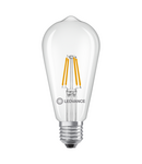 Miniatură Bec LED Ledvance (Osram)  LED Classic Edison 40 Filament V 3,4 W 827 Clear E27, 470 lm, 2700 K, 300°, transparent - imaginea 3