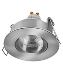 Bec LED spot LEDVANCE SMART+ MATTER LED Spot Recess GU10 IP65 Adjustable 4,7 W RGBW Satin Nickel, 250 lm, 6500 K, 36° LEDVANCE