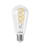 Miniatură Bec LED LEDVANCE SMART+ MATTER Filament Multicolor Classic Edison 40 4,8 W E27, 470 lm, 6500 K, 320° - imaginea 3