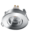 Bec LED spot LEDVANCE SMART+ MATTER LED Spot Recess GU10 IP65 Adjustable 4,7 W RGBW Chrome, 250 lm, 6500 K, 36° LEDVANCE