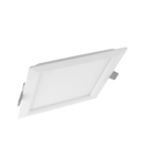 Downlight LED LEDVANCE DL SLIM SQ 155 12 W 3000 K WT, 1020 lm, IP20, 120°, alb LEDVANCE