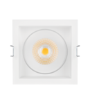 Miniatură Spot LED LEDVANCE SPOT SQUARE DK ADJ 8 W 3000 K WT, 650 lm, IP20, 36°, alb - imaginea 3