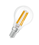 Bec LED Ledvance (Osram)  LED Superstar Plus Classic P 40 Filament Glow DIM 4 W 822-827 E14, 470 lm, 2700 K, 320°, dimabil LEDVANCE