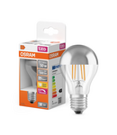 Miniatură Bec LED Ledvance (Osram)  LED Superstar Classic A 50 Filament Mirror Silver DIM 6,5 W 827 Clear E27, 640 lm, 2700 K, 300°, argintiu, dimabil - imaginea 3