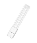 Lampă LED compactă Ledvance (Osram)  DULUX LED L18 HF & AC MAINS 8 W 830 2G11, 900 lm, 3000 K, 140° LEDVANCE