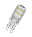 Bec LED capsulă Ledvance (Osram)  LED PIN 30 300° DIM 3 W 827 Clear G9, 320 lm, 2700 K, transparent, dimabil LEDVANCE
