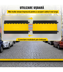 Miniatură Protectie cabluri cauciuc 5 canale – rezistenta la trafic intens si uzura 900x500x55mm - imaginea 3