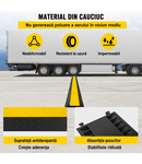 Miniatură Protectie cabluri cauciuc 5 canale – rezistenta la trafic intens si uzura 900x500x55mm - imaginea 4