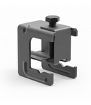Clema  Prindere Platbanda 40mm pe Armatura -OTEL NEGRU  – Conexiune sigura pentru impamantare naturala TRV