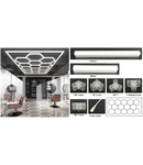 Lampa LED modulara interconectabila fagure hexagon, lumina rece 6000K , 18W - 1176 mm , IP20 Moon
