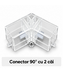 Conector L  pentru lampa  Led Hexagon Moon