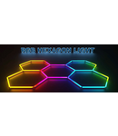 Lampa LED modulara interconectabila hexagon RGB 7W 24V 1175mm Moon