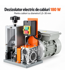 Masina electrica de dezizolat cabluri  180W, diametru 1.5 - 25 mm, viteza 18 m/min, pentru reciclare cupru TRV