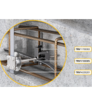Piesa de conexiune din inox pentru impamantarea naturala a cladirii TRV