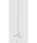 Tija de captare paratrasnet pentru coama dubla, aluminiu, lungime 1000 mm TRV