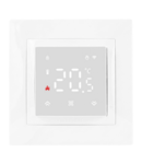 Termostat digital pentru incalzire prin pardoseala F20 White ecran LCD 16A Thermopads