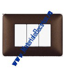 Placa ornament 2 module Cafeniu  Bticino  Matix