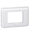 PLACA ORNAMENT PENTRU 3 MODULE, ALB, LEGRAND MOSAIC