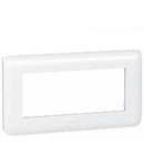 PLACA ORNAMENT PENTRU 5 MODULE, ALB, LEGRAND MOSAIC