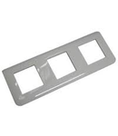 PLACA ORNAMENT PENTRU 3 X 2 MODULE ORIZONTALE, ALB, LEGRAND MOSAIC