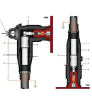 Adapt.ambr.24kV CGS 250A,70-150DJ4136/15 - Cellpack