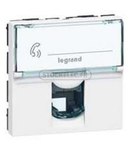 PRIZA TELEFON RJ11, 4 CONTACTE, 2 MODULE, LEGRAND MOSAIC