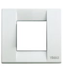 Placa ornament1- 2 module  Vimar(Idea) alb