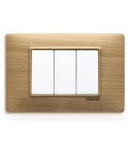 Placa ornament 2 module Vimar(Plana)wood cherry 